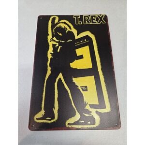 T. Rex Rustic-looking Metal Sign, 8x12 Music Classic Rock